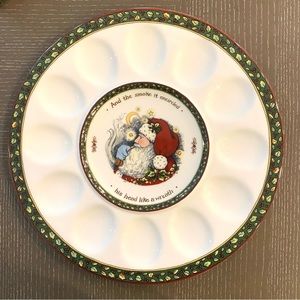 A Christmas Story Portmeirion Studio hors d'oeuvre Egg Tray plate original box